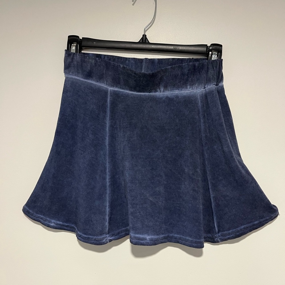 POL Deep Blue Skater Skirt